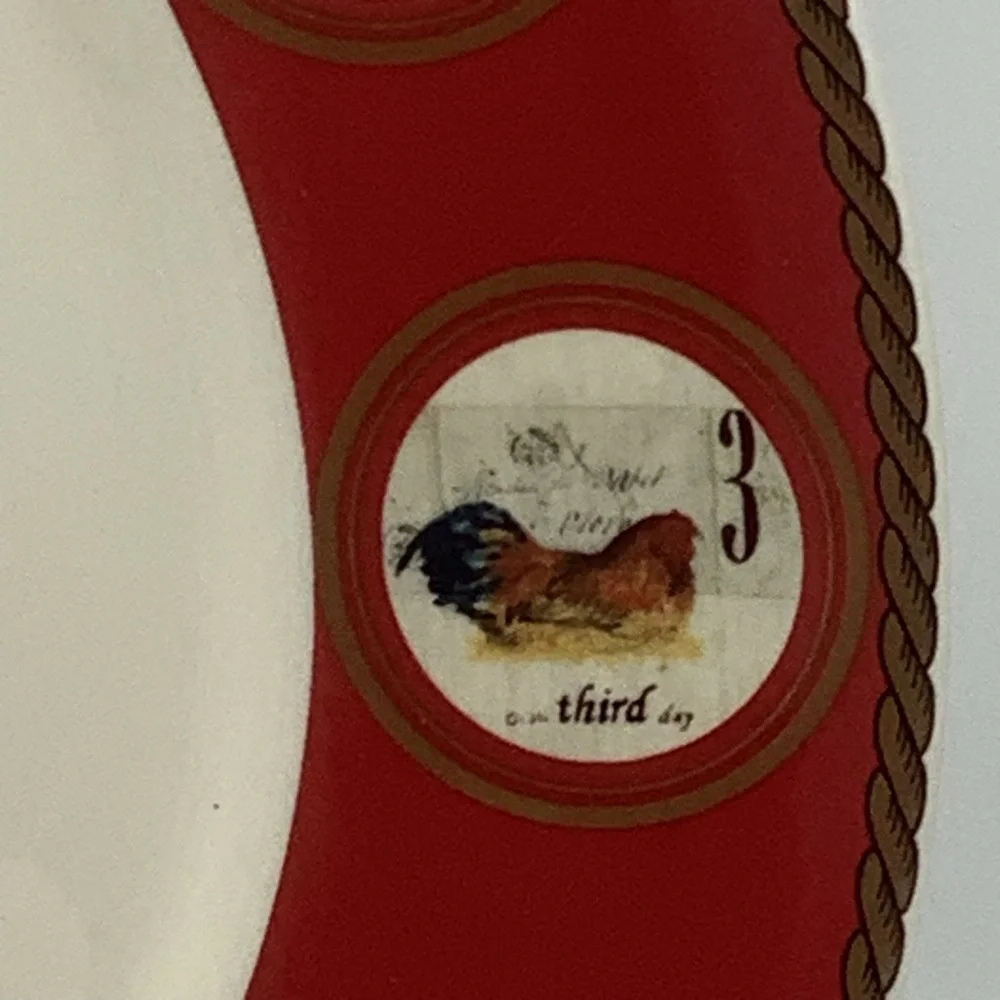 Williams Sonoma 2010 Twelve Days of Christmas Dinner Plate